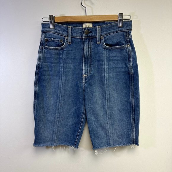 AO.LA Good Midrise Bermuda Jean Shorts, Size 28 - Picture 1 of 9